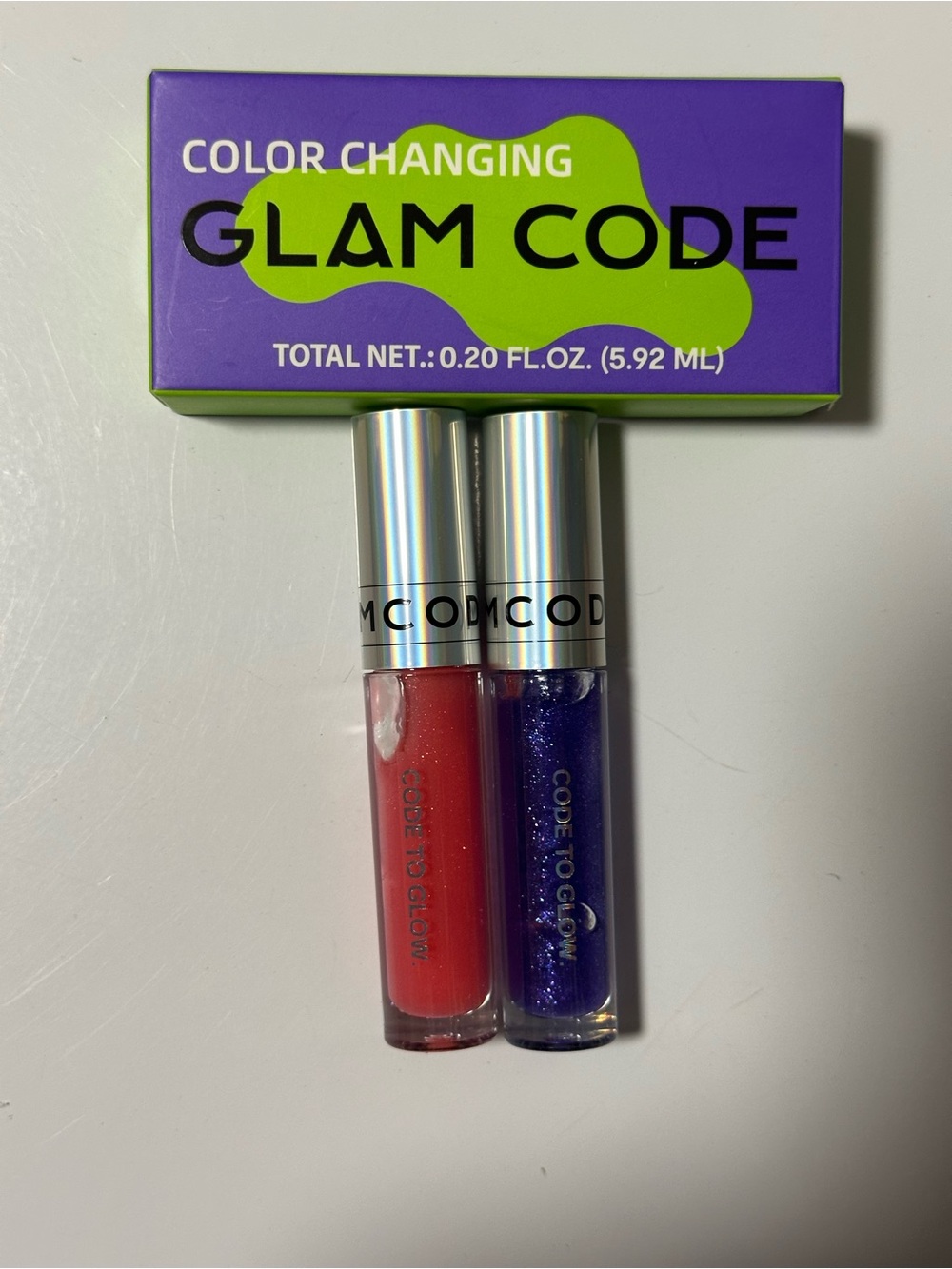 Color Changing Lip Gloss - Purple/Green